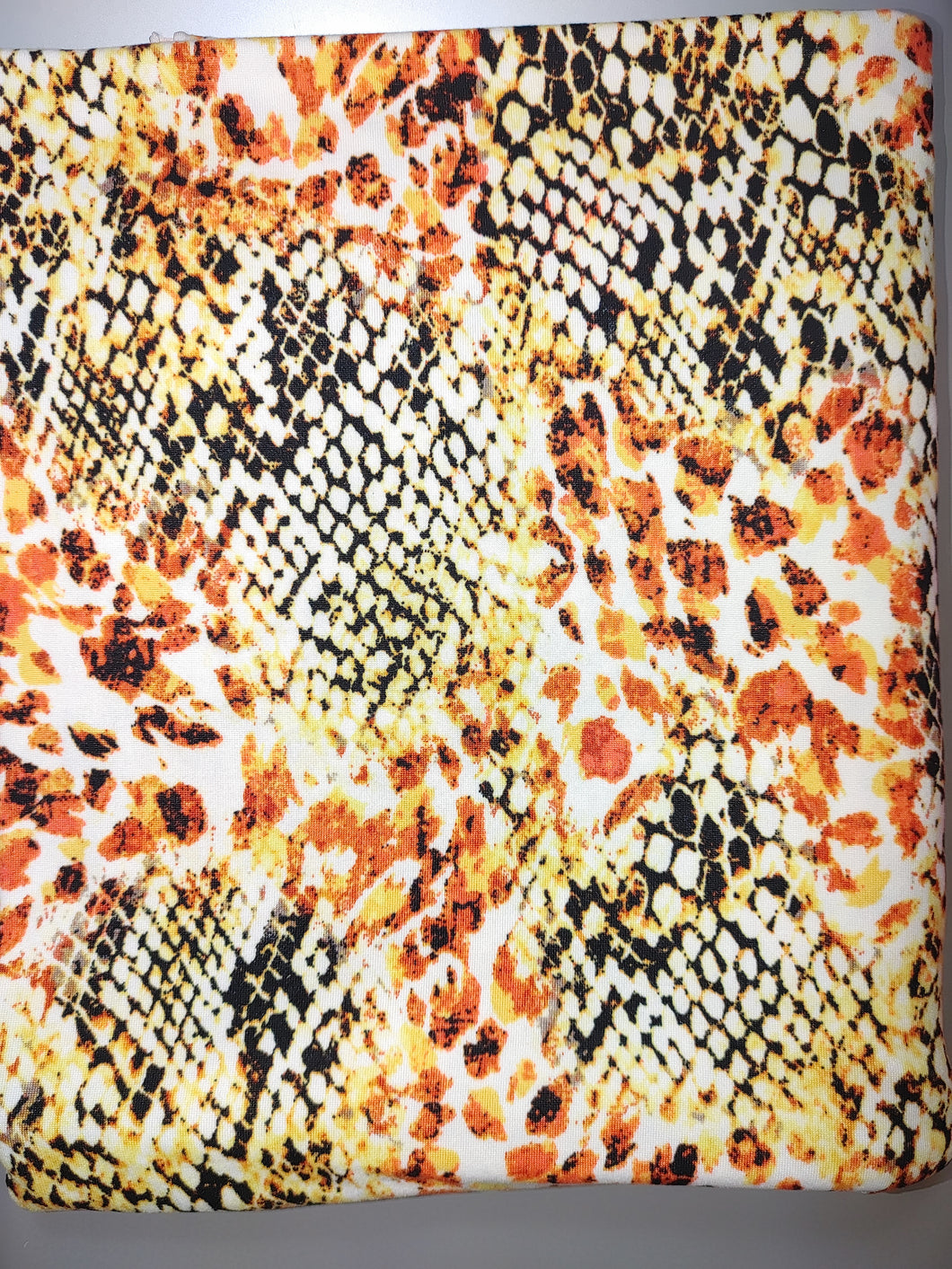 Orange snake skin
