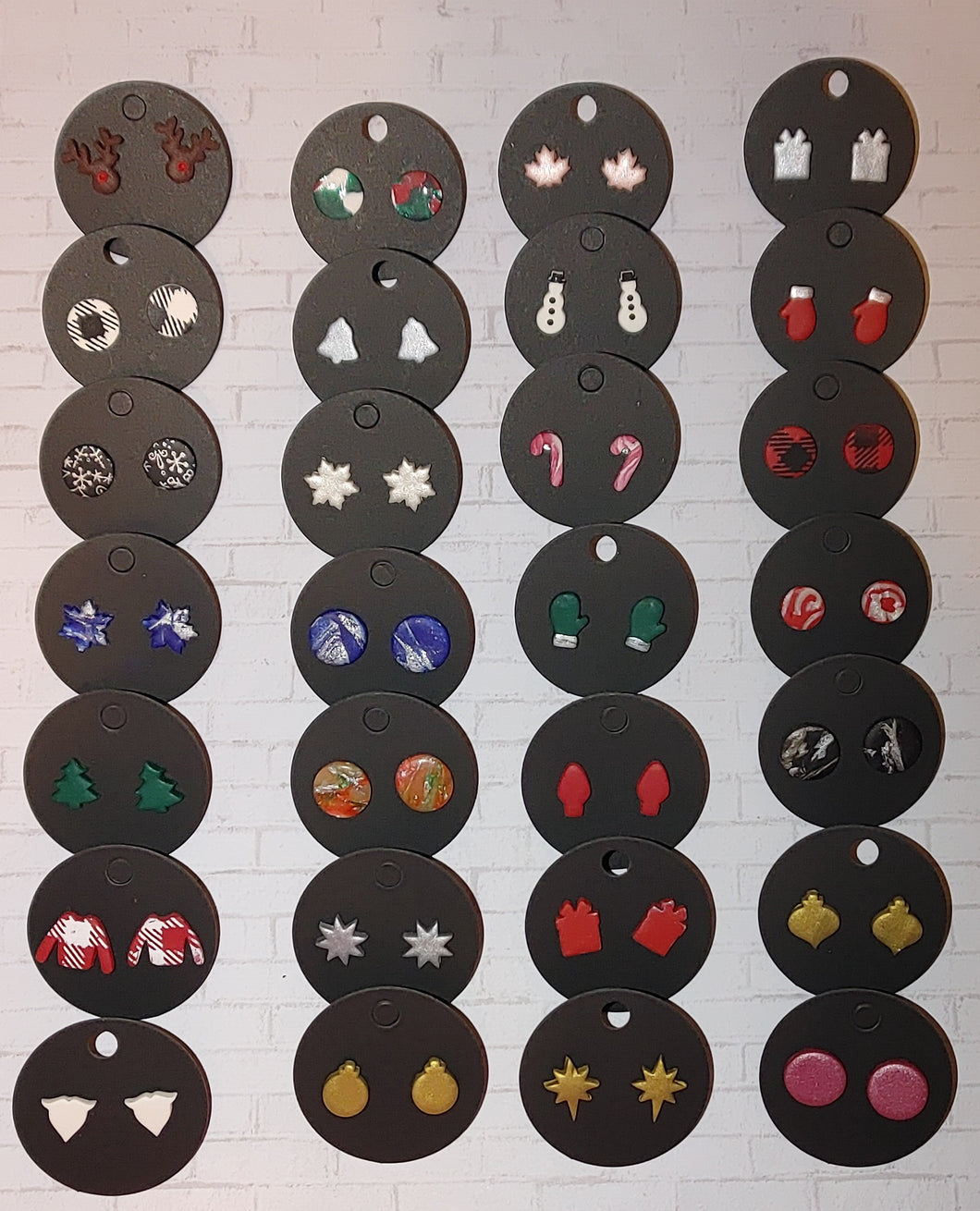 Christmas studs