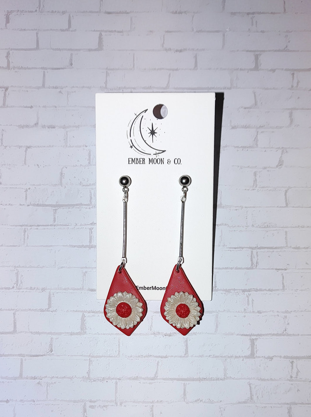 Hanging flowers on tear drop