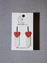 Load image into Gallery viewer, Hearts in motion on bar post
