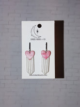 Load image into Gallery viewer, Hearts in motion on bar post
