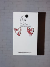 Load image into Gallery viewer, Hand-drawn hearts- studs
