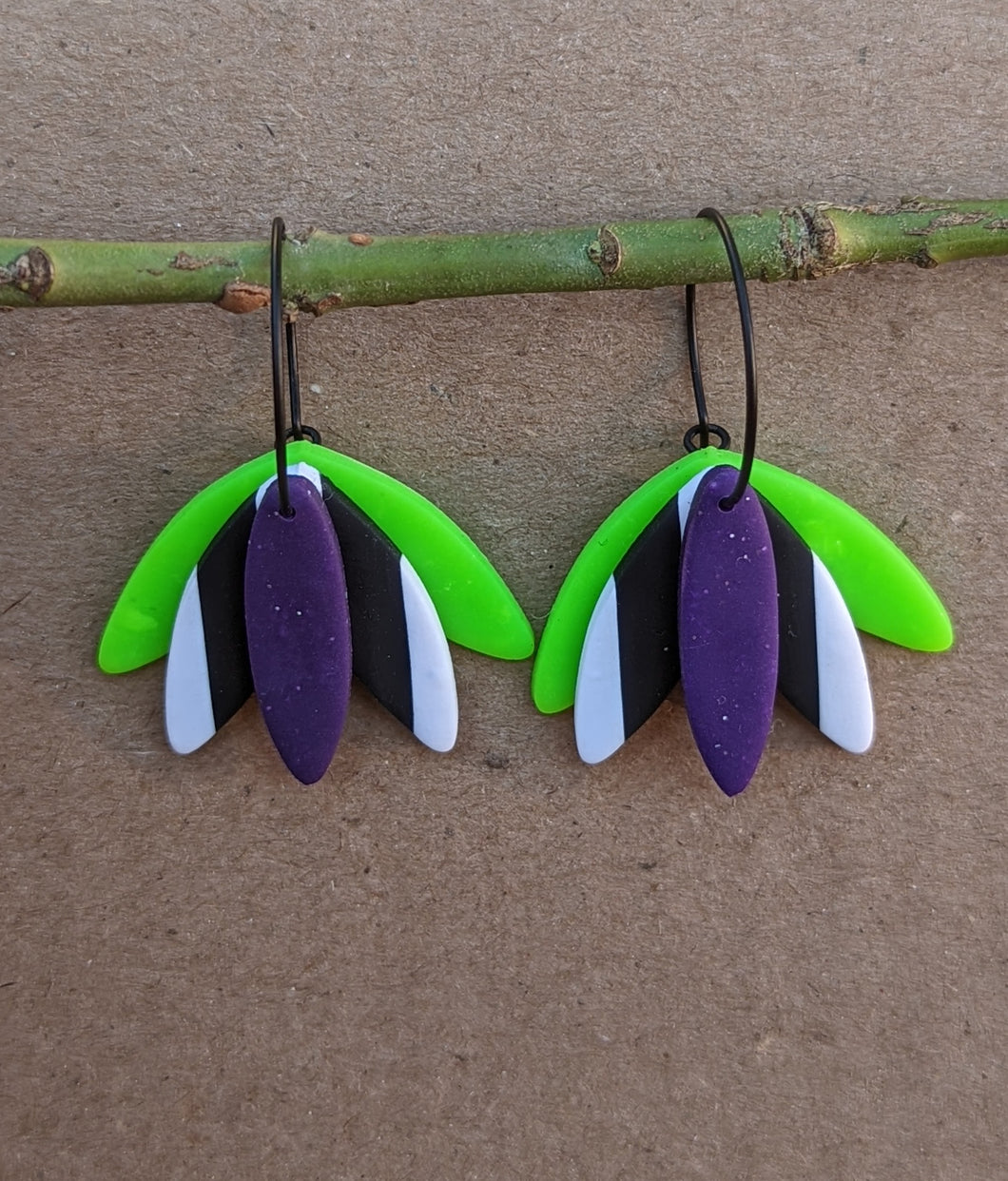 Beetlejuice inspired dangles